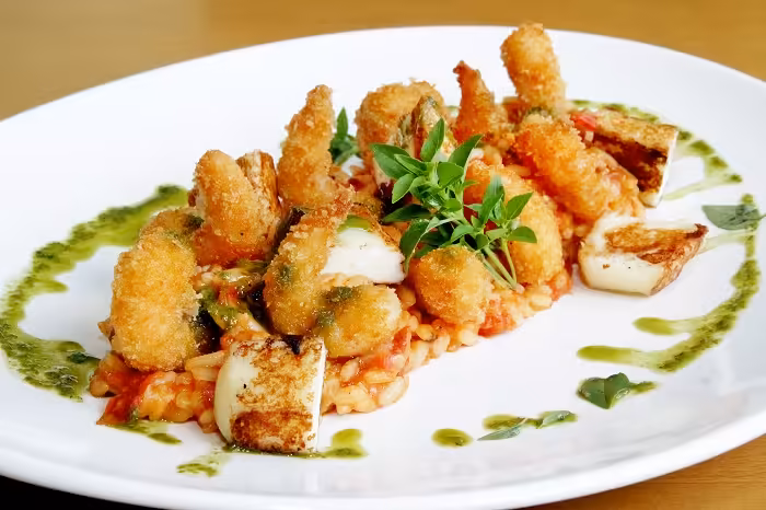 Camarão Caprese, do Trio Bar e Restaurante – R$38,00