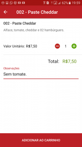 Comida na palma da mao