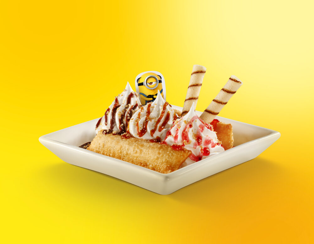 3 banana split minios