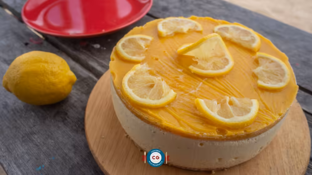 Torta gelata de limao siciliano e maracuja