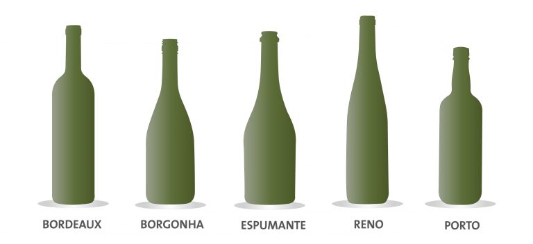 Conheca cada tipo de garrafa para vinhos e espumantes