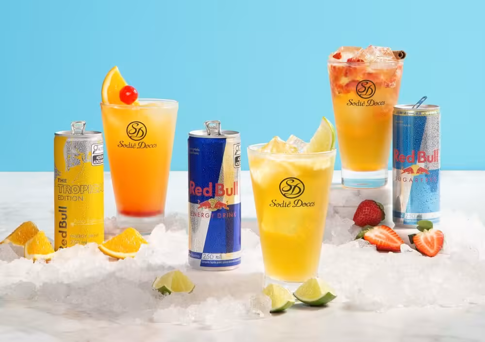 Mocktails red bull