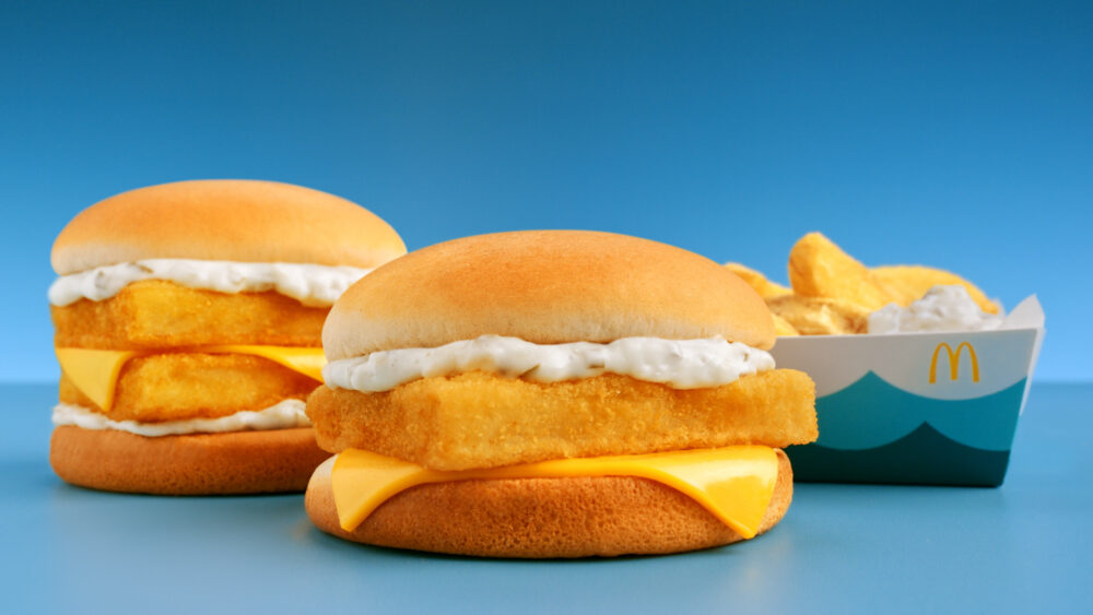 Mcfish chips sanduiches batatas rusticas