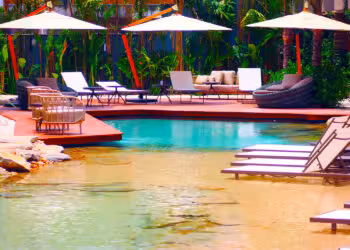 O primeiro lago aquecido de empreendimento hoteleiro do Brasil - Foto Reginaldo Pupo (2)