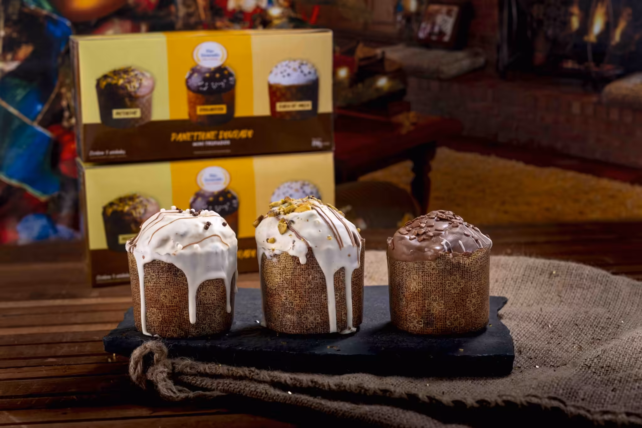 Trio de chocotonesfotodivulgacao